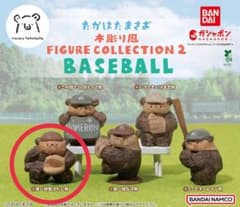 たかはたまさお 木彫り風 フィギュアコレクション2 良い球受けたい熊のサムネイル