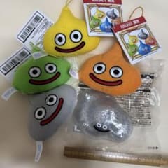 ドラゴンクエストスライム ぬいぐるみキーホルダー4種とはぐれメタルスライム