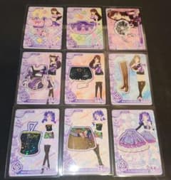アイカツ! アンコール セクシー ノーマル レア カード 9枚セットのサムネイル