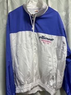 ellesse ナイロンジャケット ブルー ホワイトのサムネイル