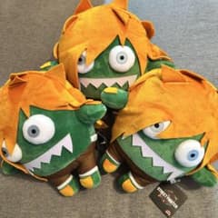 캡콤 한정 스트리트 파이터 ⑥ 블랑카 짱 인형 28cm 3 체 세트