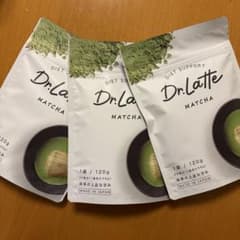【未開封 美品】Dr.Latte　抹茶 ドクターラテ　120g × 3袋のサムネイル