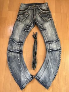 う*み様 【週末限定オークション】PPFM バナナデニム サスペンダー付属 （Mのサムネイル