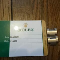 本物 1000円値下げ ROLEX ロレックス オイスター 余りコマのサムネイル