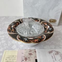 其泉窯 黒外濃金海松鳳凰文 ローズボール 有田焼 美品 - メルカリ