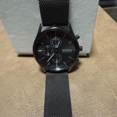 SKAGEN クロノグラフ 腕時計 ガンメタ - メルカリ