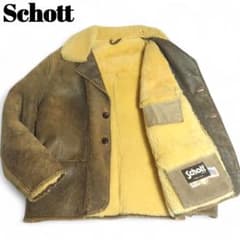 70s-80s 希少 USA製 Schott リアルムートン ジャケット - メルカリ