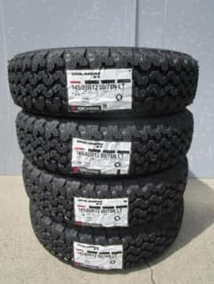 全国送料無料 ヨコハマ ジオランダーKT 145/80R12 4本 軽トラック