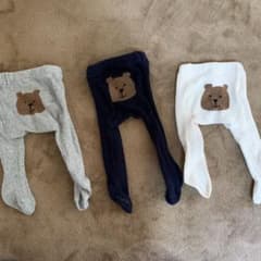 babygap ベビーギャップ くまさんタイツのサムネイル