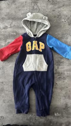 GAP ギャップ ロンパース 3-6ヶ月 60cm 紺のサムネイル