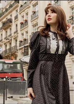 herlipto Orangerie Dot Long Dress ワンピースのサムネイル