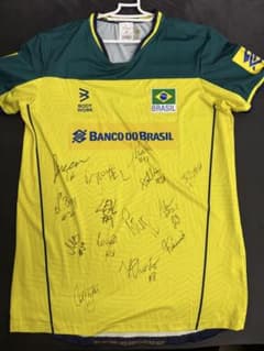 バレーボールブラジル代表 サイン入りシャツ バレーボールブラジル代表 サイン入りシャツ - メルカリ
