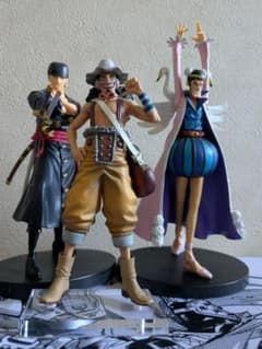 ワンピース フィギュアDXF ゾロ　ボン・クレー　ウソップ　ジャンク品のサムネイル