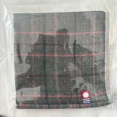 今治タオル タオルハンカチ グリーン チェック