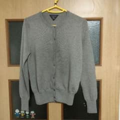 Simplicité wool100% 長袖カーディガン （カカオブラウン）のサムネイル