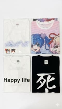 プロットアニメ全力回避フラグちゃん！のTシャツのお得なまとめTシャツ4枚セット プロットアニメ全力回避フラグちゃん！のTシャツのお得なまとめTシャツ