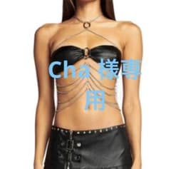 I AM GIA 黒チェーントップスのサムネイル