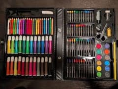 アートスタジオセット 色鉛筆・クレヨン・ペン・絵の具セットのサムネイル