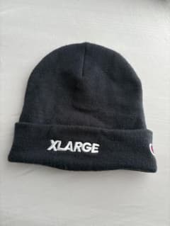 champion XLARGE ニット帽 ネイビー　ビーニーのサムネイル