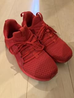 PUMA ランニングシューズ 25cm レッドのサムネイル