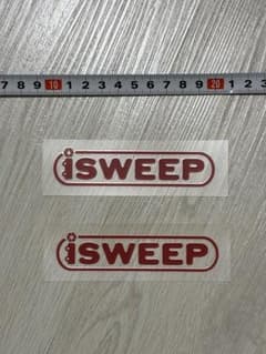 iSWEEP ロゴ ステッカー 2枚セットのサムネイル