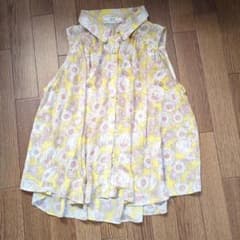 dazzlin 花柄 ノースリーブシャツのサムネイル