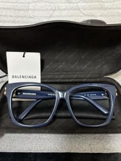 BALENCIAGA ネイビー 伊達メガネ サングラス＆透明 正規品 BALENCIAGA ネイビー 伊達メガネ サングラス＆透明 正規品 - メルカリ
