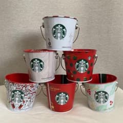スターバックス スタバ クリスマス バケツ缶 6個セット - メルカリ