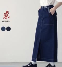 グラミチ ロング デニム スカート gramicci 訳あり美品のサムネイル