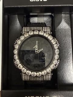 G-SHOCK GA-100 ブラック ストーン装飾 - メルカリ