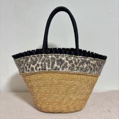 Qu'est ce Que Le Design? レオパード柄かごバッグのサムネイル