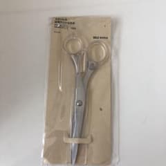 無印良品　ステンレス髪用カットはさみのサムネイル