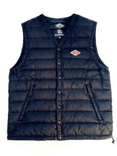 DANTONダントン ダウンベスト サイズ36（S〜M）ネイビー - メルカリ