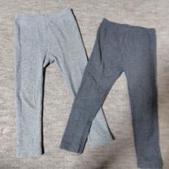 ユニクロ レギンスパンツ2点セット 100cmのサムネイル