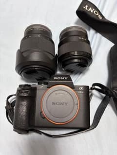 SONY α7II ボディ + 標準ズーム + 単焦点レンズ50mm F1.8 SONY α7II ボディ + 標準ズーム + 単焦点レンズ50mm F1.8 - メルカリ