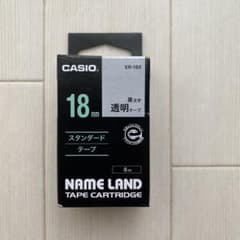 CASIO XR-18X 透明テープカートリッジ 18mmのサムネイル