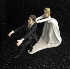 結婚式 ケーキ 人形 ケーキ トッパーのサムネイル