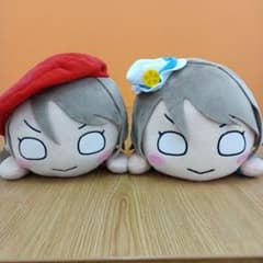 러브라이브 와타나베 요 잠자는 봉제 인형 CYaRon! 5주년 전시회 2점