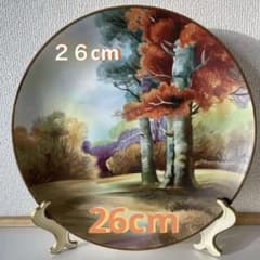 飾り大皿・1910年頃・米国輸出・26cm・艶消し◇オールドノリタケ