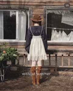 [お値下げ可能] WITHOUT SUMMER(ウィズアウトサマー) ワンピースのサムネイル