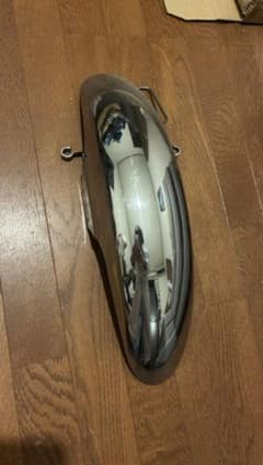vf750メッキフロントフェンダー - メルカリ