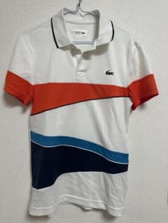 LACOSTE ストライプポロシャツのサムネイル