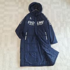 SVOLME Hooded Long Coat Bench Coat 160 Navy