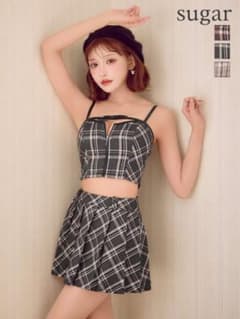 ROBE de FLEURS チェック柄セットアップ ミニドレスのサムネイル