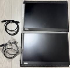 ThinkVision M14d モバイルモニター 保証27年7月、2台セット - メルカリ