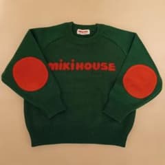 ミキハウス MIKI HOUSE セーター 深緑 サイズ100 日本製のサムネイル
