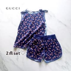GUCCI♥️シルク　120 130 ノースリーブ　夏祭　水着　浴衣　ワンピースのサムネイル