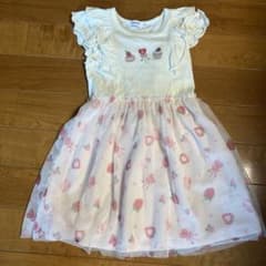 SLAP SLIP 半袖ワンピース 120cm いちご柄