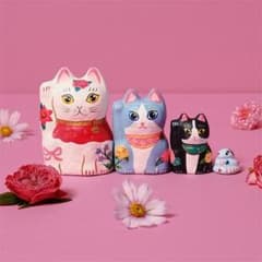 ナタリー・レテ×一千乃×アフタヌーンティー 張り子招きねこ 張り子午/ナタリー・レテ×一千乃×Afternoon Tea | アフタヌーンティー