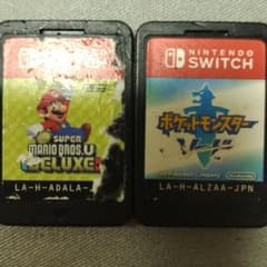 [ジャンク品]スーパーマリオブラザーズとポケットモンスターソード　セットのサムネイル